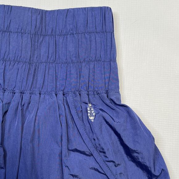 Free People Movement Shorts Womens Small The Way Home High Waisted Smocked Lined - Picture 2 of 12